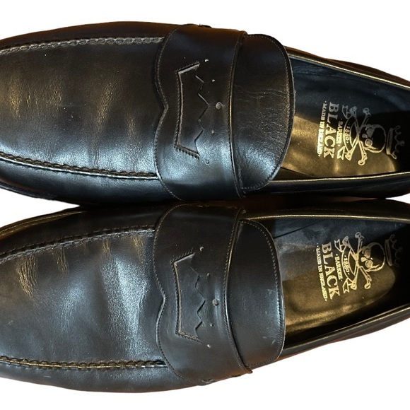BARKER BLACK CROWN LOAFER - Rattlesden size us 12 - Picture 4 of 12